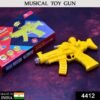 Musical Transparent Toy Gun – Rainbow Light & Gear Play | Colorful Creations