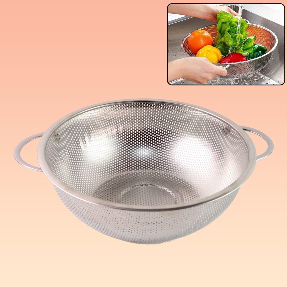 01_d2598f6b-6bd8-4de2-b6d0-fd802e670ea7.jpg Stainless Steel Strainer Bowl – Multipurpose Kitchen Tool | Indo Glow