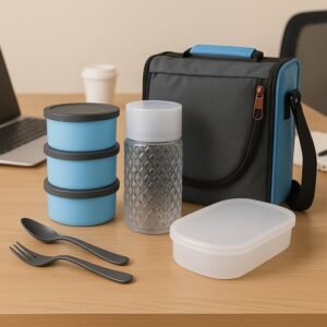 Lunch Box Set – Insulated & Leakproof with Bag | Lunchie Bunchie
