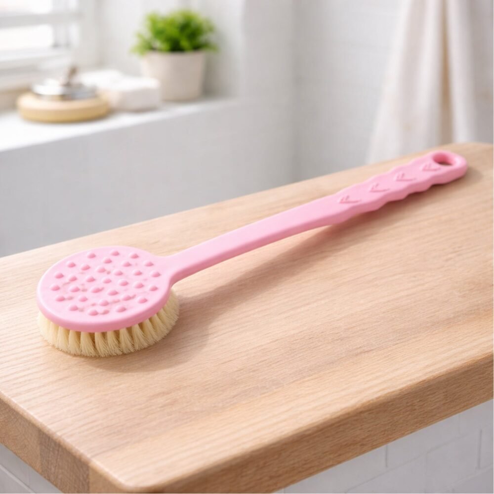 02BathBrush.jpg Back Scrubber – Long Handle & Soft Bristles | Velvet Wipe