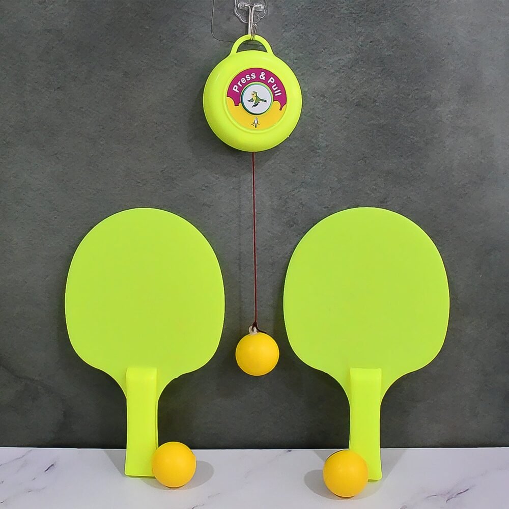 Hanging Table Tennis Trainer – Portable Indoor Reflex Set | Dollverse