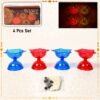 Reflection Diya Set – Multi-Shape Colourful Candle Cups | Indo Glow
