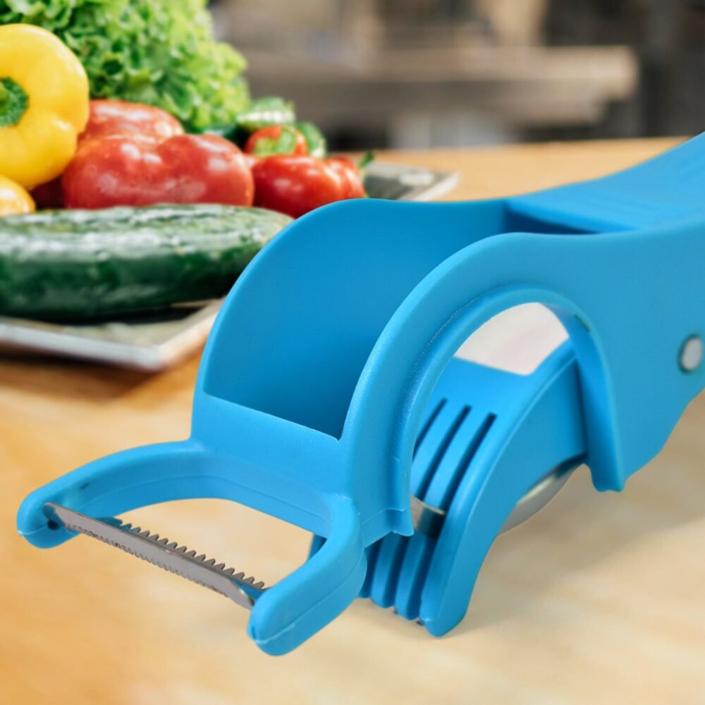 Vegetable Cutter – 2-in-1 Multi Slicer with 5 Blades & Peeler | ChefAura