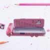 Kids Truck Pencil Case – Multi-Level Metal Double Decker | Indo Glow