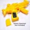 Musical Transparent Toy Gun – Rainbow Light & Gear Play | Colorful Creations