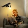 Crow Table Lamp – Vintage Edison Bulb Decor | Tidy Table