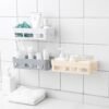 Shower Corner Caddy – Wall-Mounted Suction Shelf | Mist & Relax
