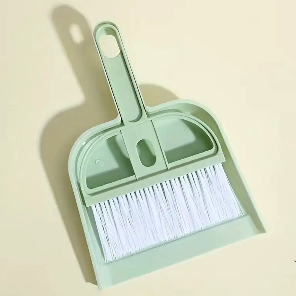 Mini Dustpan with Brush Set – Compact for Home & Office | Velvet Wipe