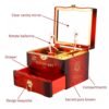 Ballerina Music Box – Hand Crank Piano & Storage |