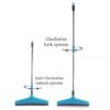 Adjustable Floor Wiper – Stainless Steel Handle | Pro Clean