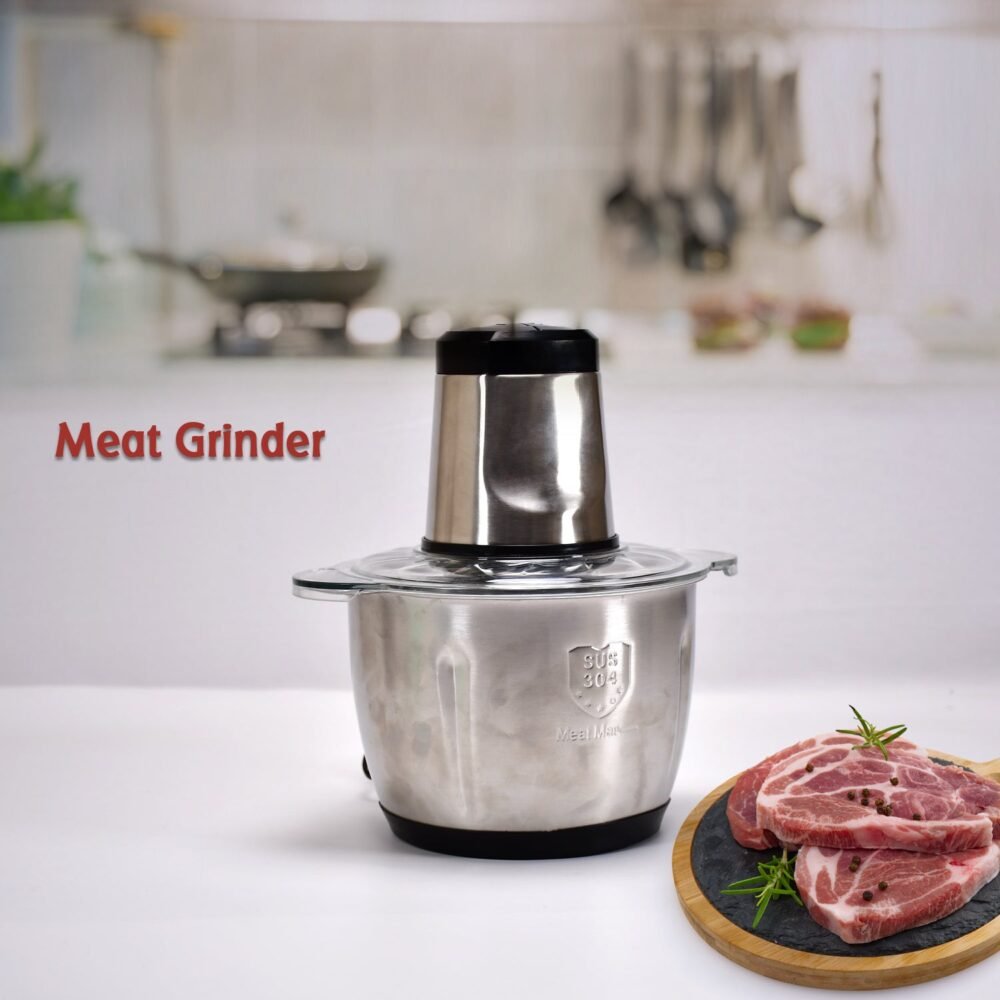 Electric Meat Grinder – 3L Stainless Steel Food Chopper | CookAura