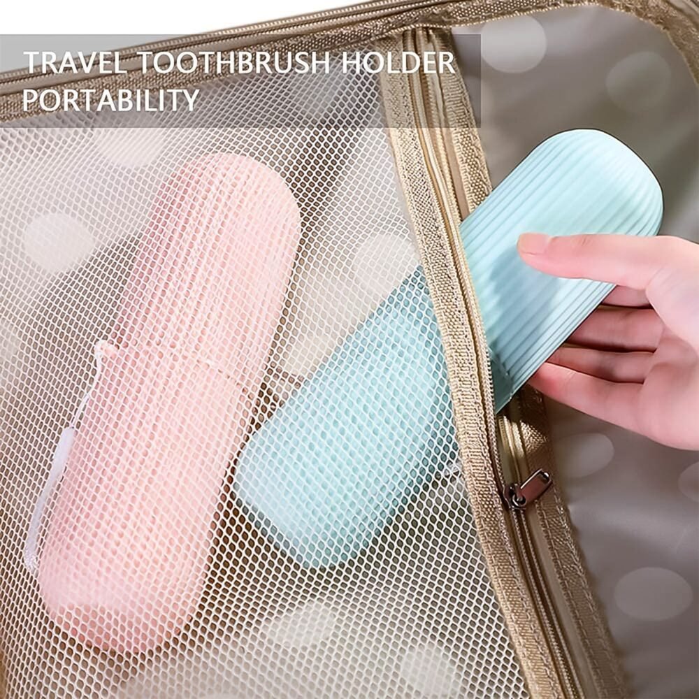 Travel Toothbrush Holder – 3 Pc Multicolor Kit | Konvex