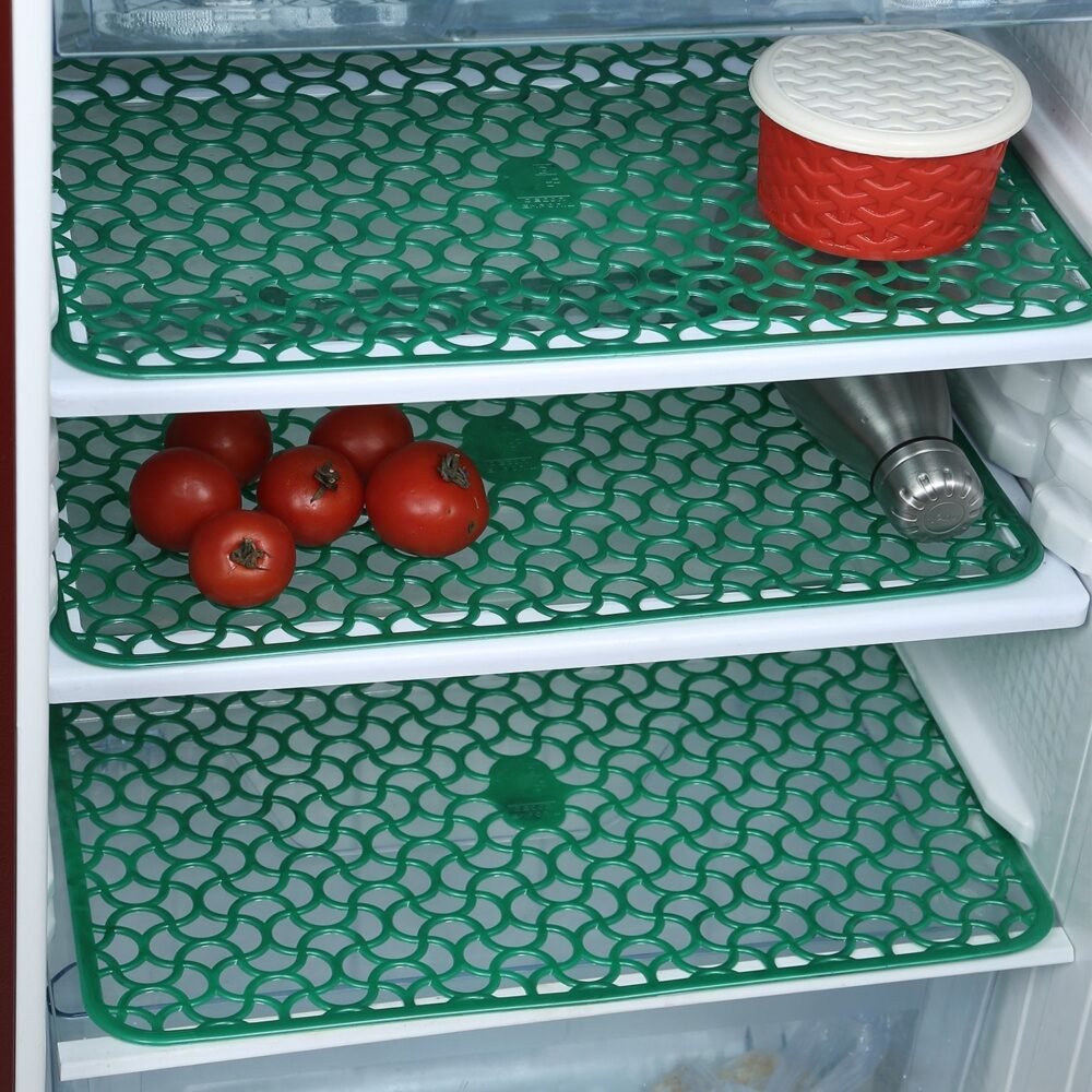 Fridge Drawer Mats Set of 6 – Waterproof PVC Liners | Indo Glow