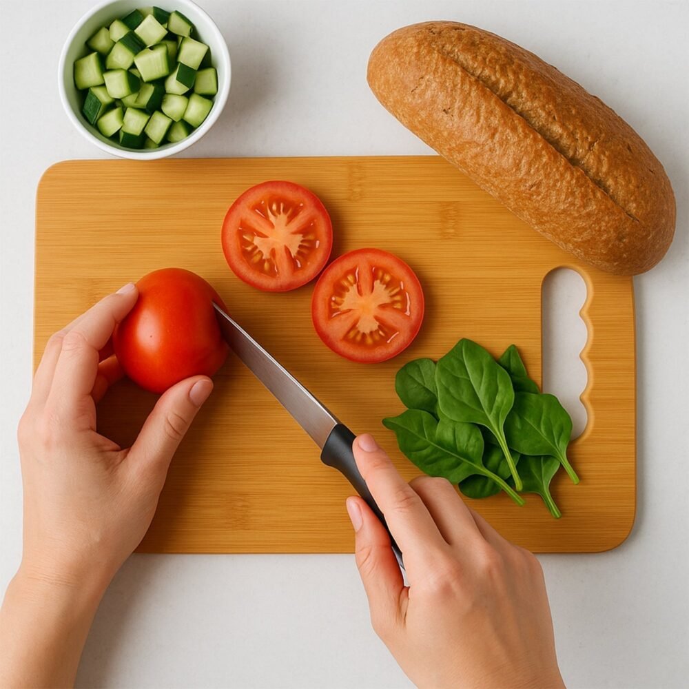 Wooden Chopping Board – Durable Vegetable Cutter | Cisora