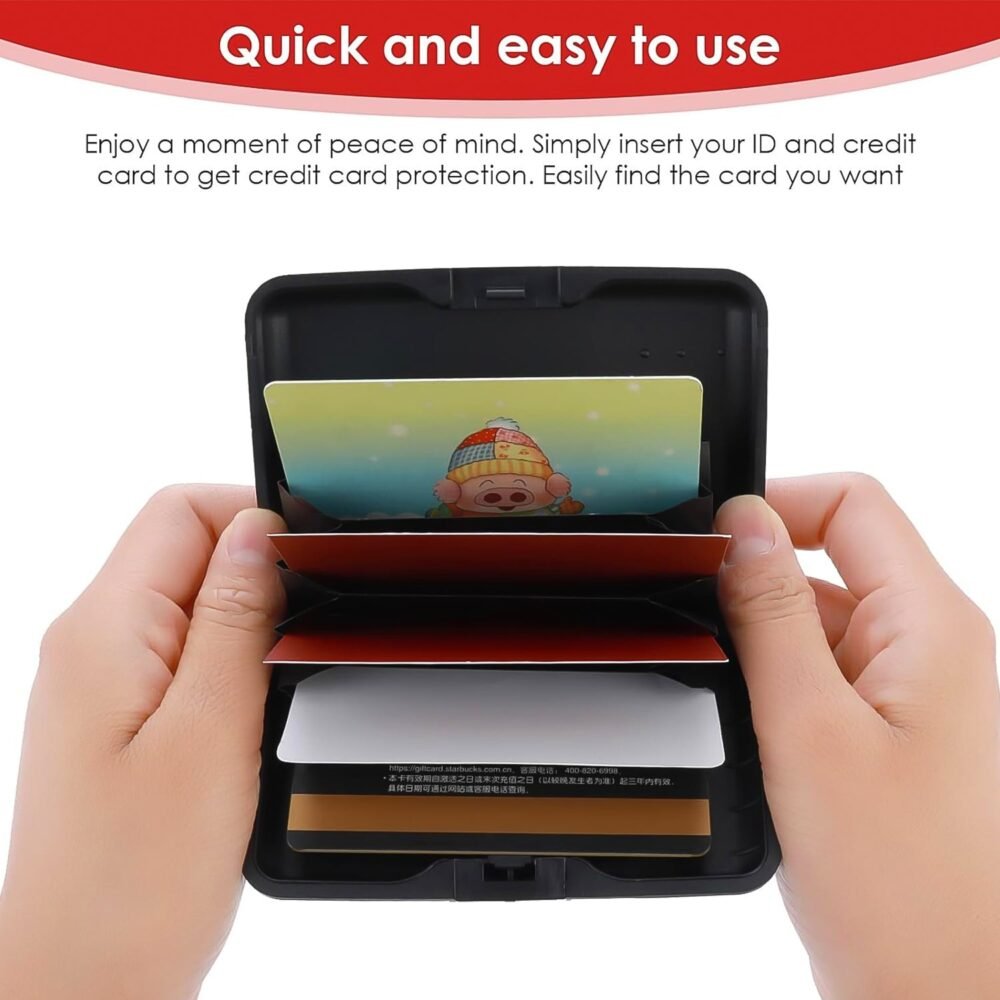 Waterproof Card Holder – Secure Plastic Case for IDs & Credit Cards | JourneyMate