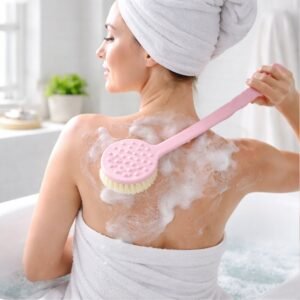 03BathBrush.jpg Back Scrubber – Long Handle & Soft Bristles | Velvet Wipe