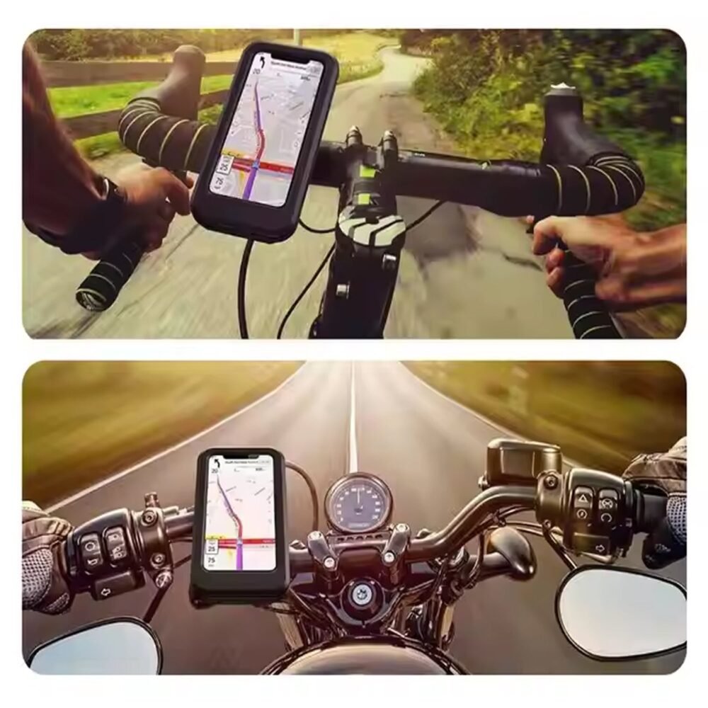 03_02cf7d96-bf2d-4eba-bc88-a3327945a2d4.jpg Waterproof Bike Phone Mount – 360° Rotation & Universal | Indo Glow