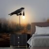 Crow Table Lamp – Vintage Edison Bulb Decor | Tidy Table