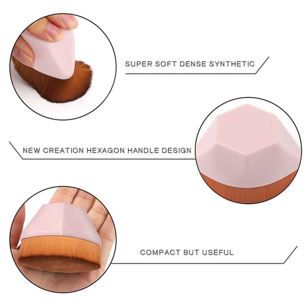 Foundation Makeup Brush – Soft Bristles & Portable Case | BeautyBare
