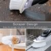 Soap Dispensing Dish Brush – Refillable Kitchen Scrubber | VelvetBubbles