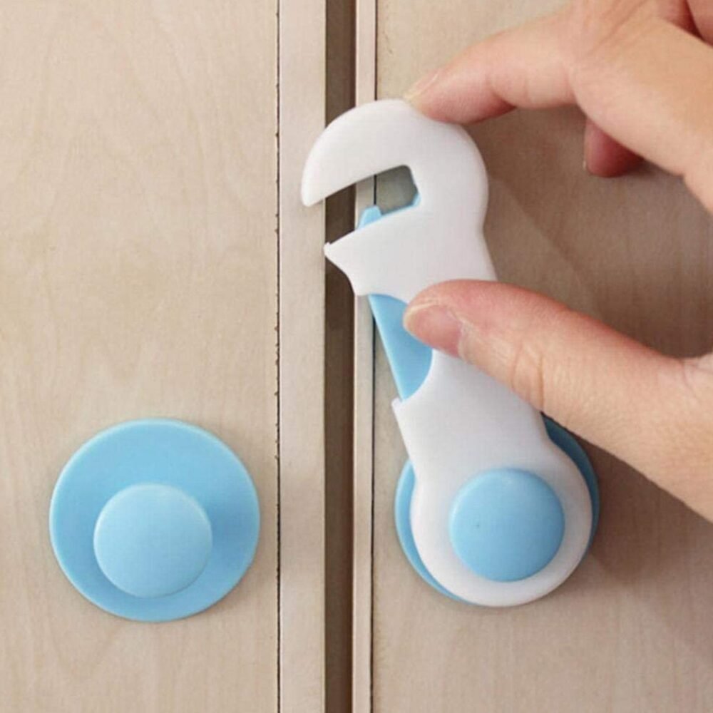 Child Safety Lock – Multi-Surface No-Drill | Happy Bathers