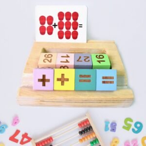 Wooden Math Game for Kids – Early Learning Educational Toy | Aditi