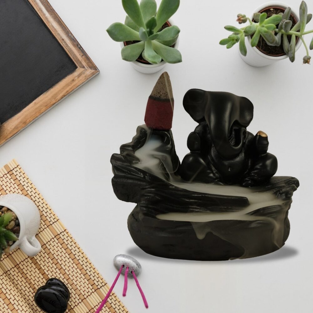 Smoke Fountain Ganesha Idol – Divine Home Decor | Giftoiza