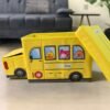 School Bus Toy Storage Box – Foldable & Portable Organizer | Dollamis