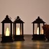 Flameless Candle Lantern – Rustic Battery Operated (24-Pack) | Indo Glow