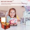 Ballerina Music Box – Hand Crank Piano & Storage |