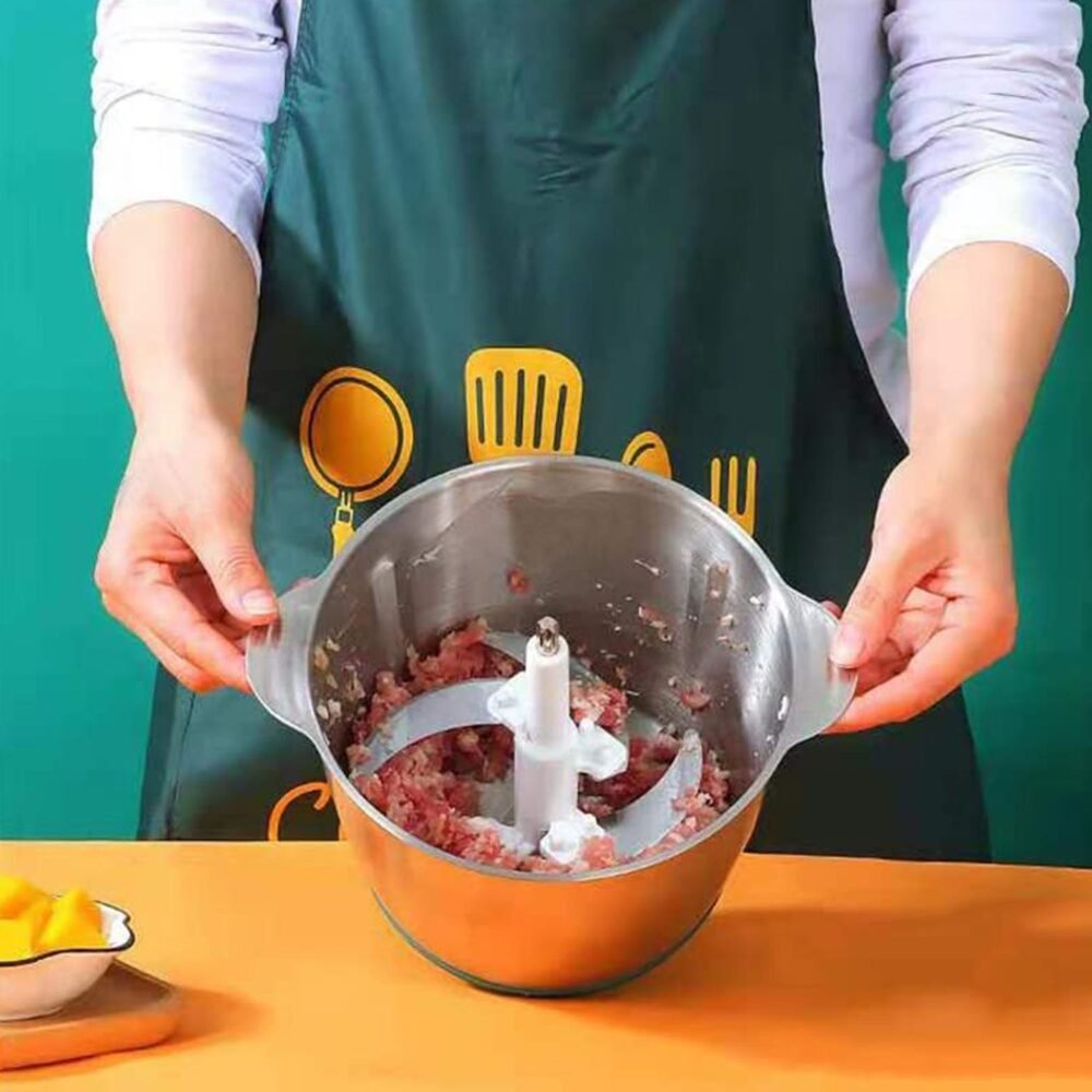 Electric Meat Grinder – 3L Stainless Steel Food Chopper | CookAura