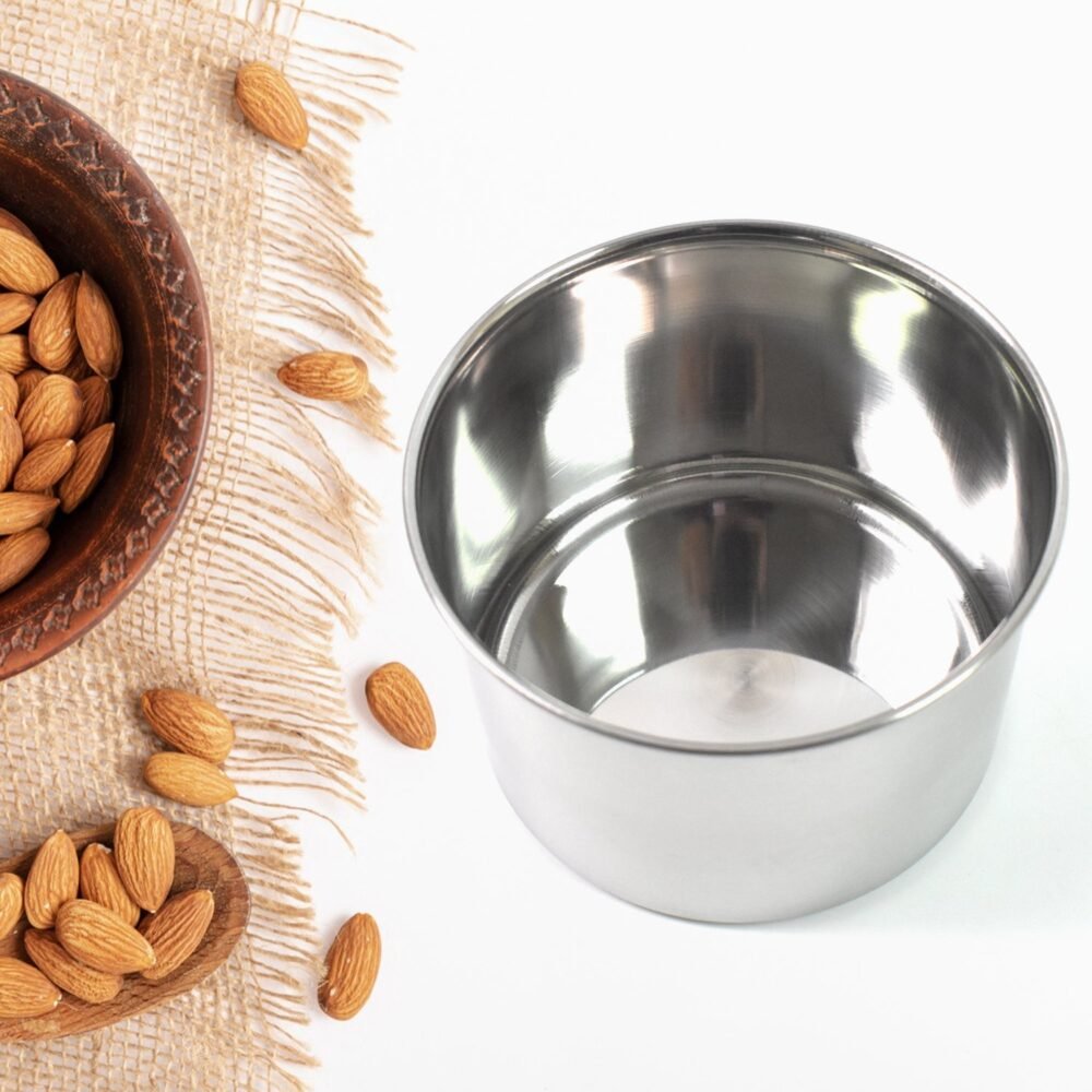Stainless Steel Airtight Container – 500ml See-Through Lid | Konvex