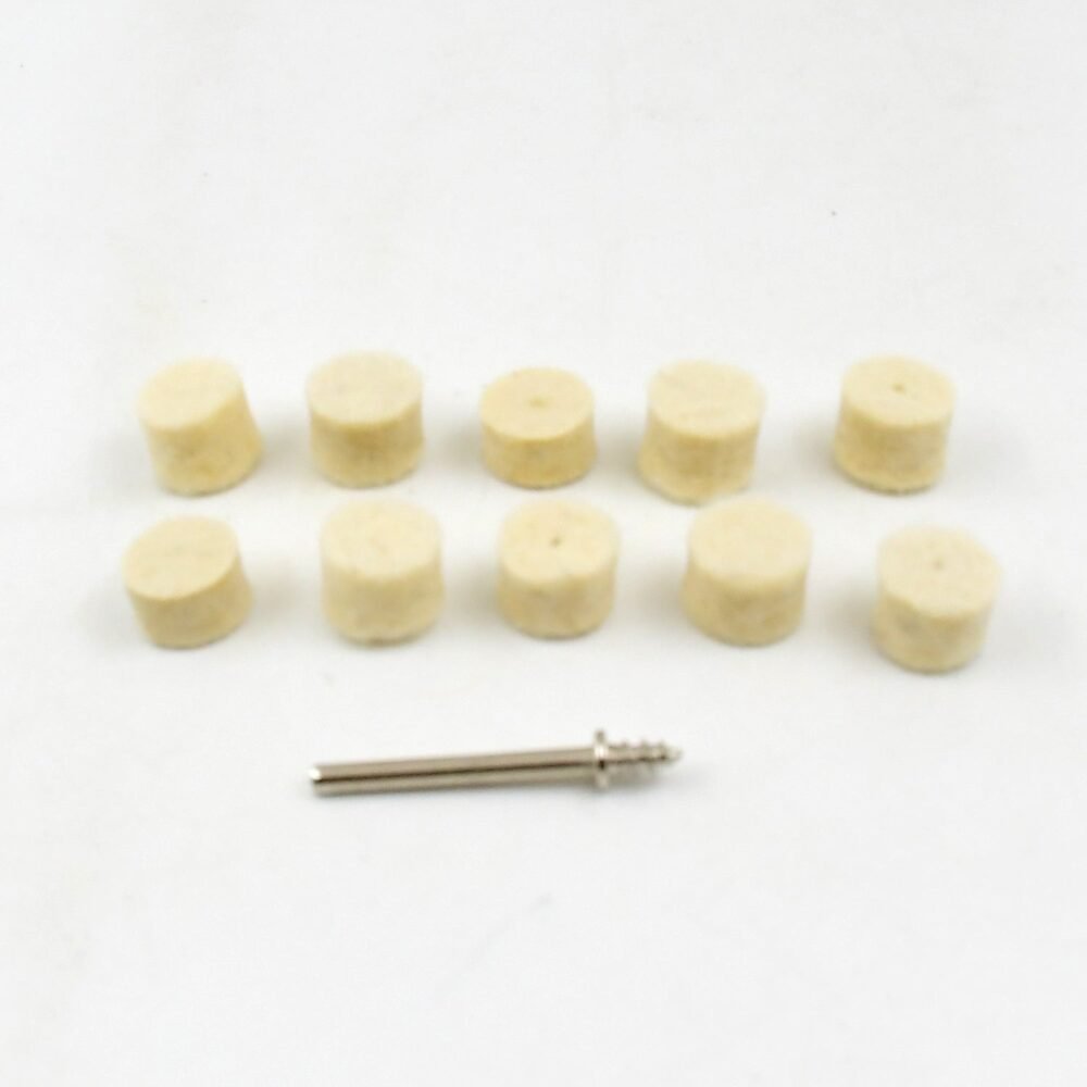 Wool Felt Polishing Pad – 11 Pcs Rotary Tool Accessory | ToolMate Pro