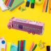 Kids Truck Pencil Case – Multi-Level Metal Double Decker | Indo Glow