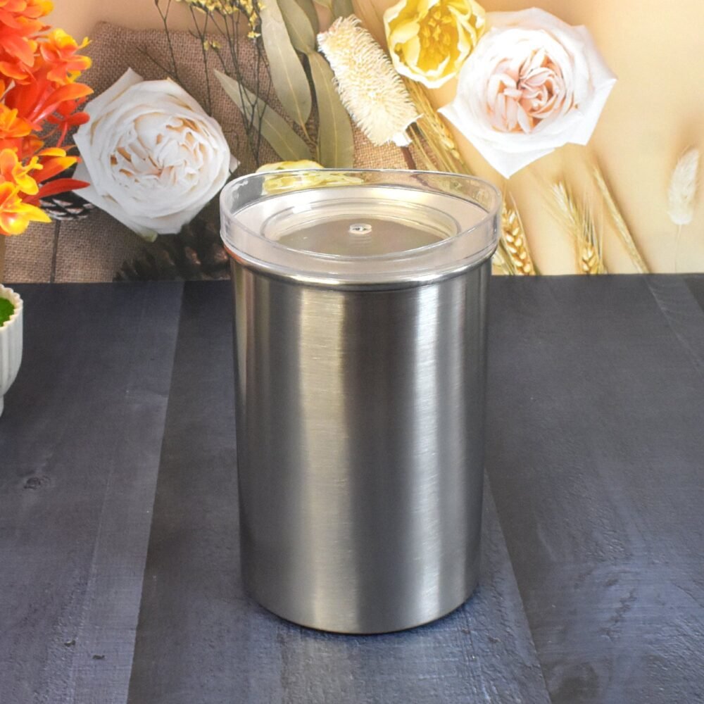 Stainless Steel Airtight Container – 1000 ML with Lid | Konvex