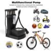 Mini Bike Pump – Portable Foot Operated with Gauge | Safora