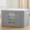 Foldable Storage Bag – 66L Steel Frame Clothes Organizer | Organivo