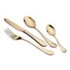 Gold Flatware Set – 24-Piece Luxury Dining | Serve Stellar
