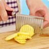 Crinkle Cutter Knife – Stainless Steel Vegetable Slicer | Quickslice