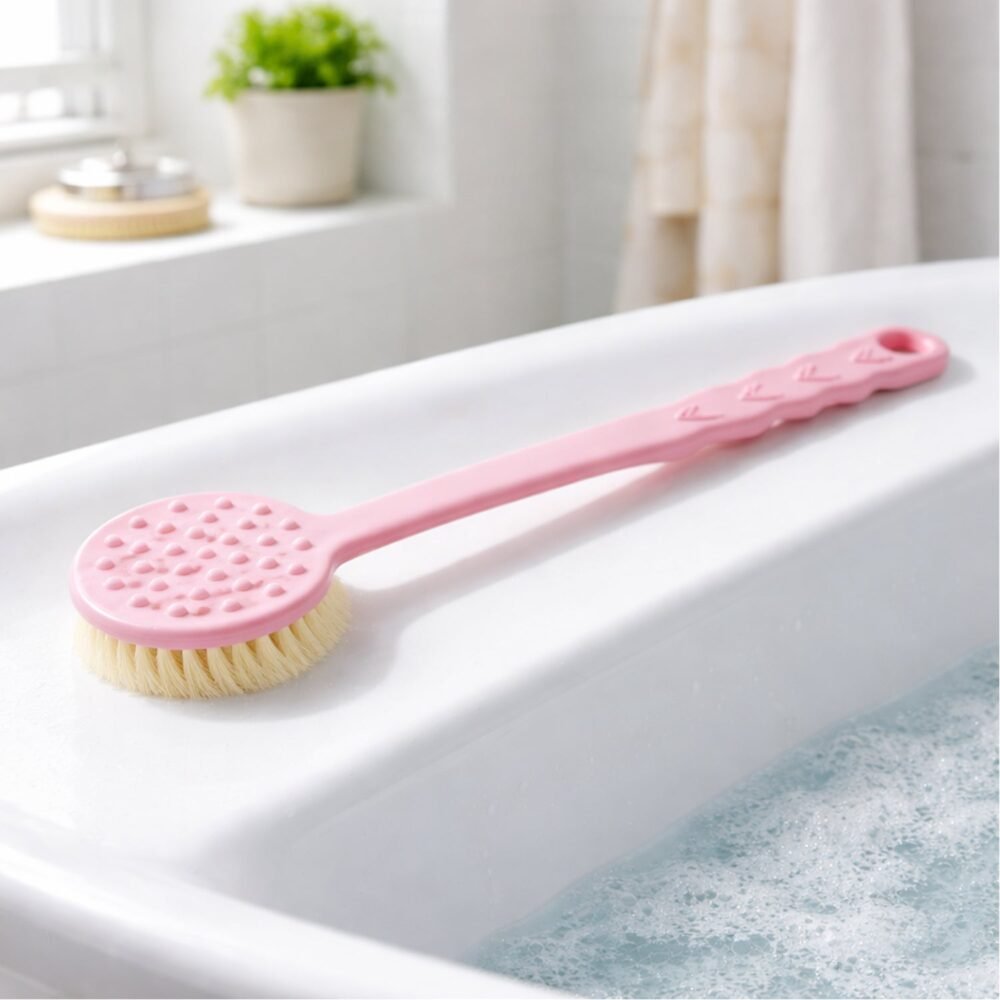 04BathBrush.jpg Back Scrubber – Long Handle & Soft Bristles | Velvet Wipe