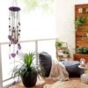 Smiley Hearts Wind Chime – Bamboo & Aluminium Decor | Indo Glow