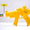 Musical Transparent Toy Gun – Rainbow Light & Gear Play | Colorful Creations