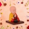 Solar Buddha Statue – Moving Head & Hand Decor | Styleva