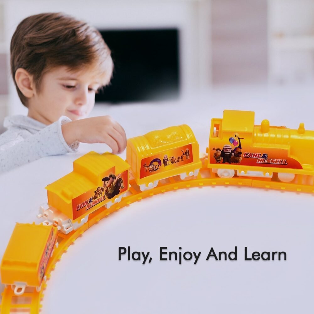 Kids Toy Train Set - Battery Operated High-Speed Play Set | Spark Tots