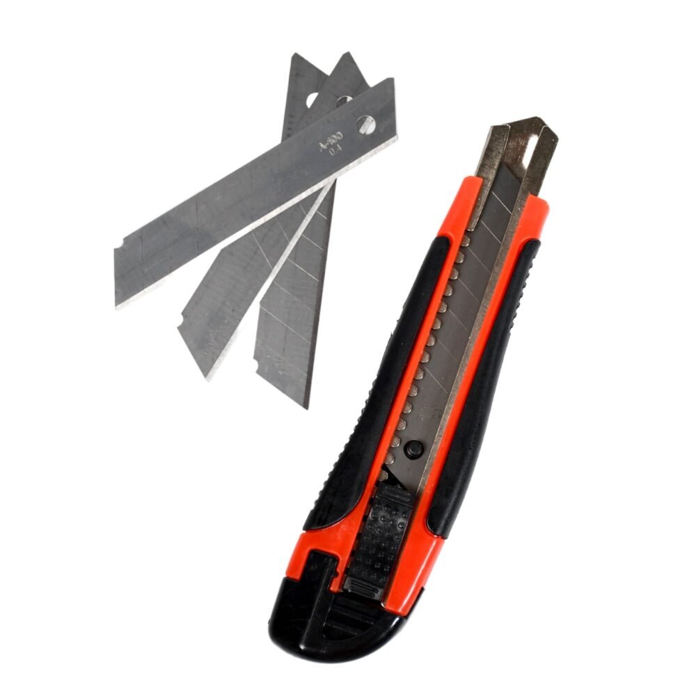 Cutter Knife Set – Heavy Duty 18mm Blades & Rubber Grip | VoltDesk