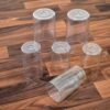 Plastic Glasses Set – Unbreakable Transparent 350ml (Set of 6) | Ganesh