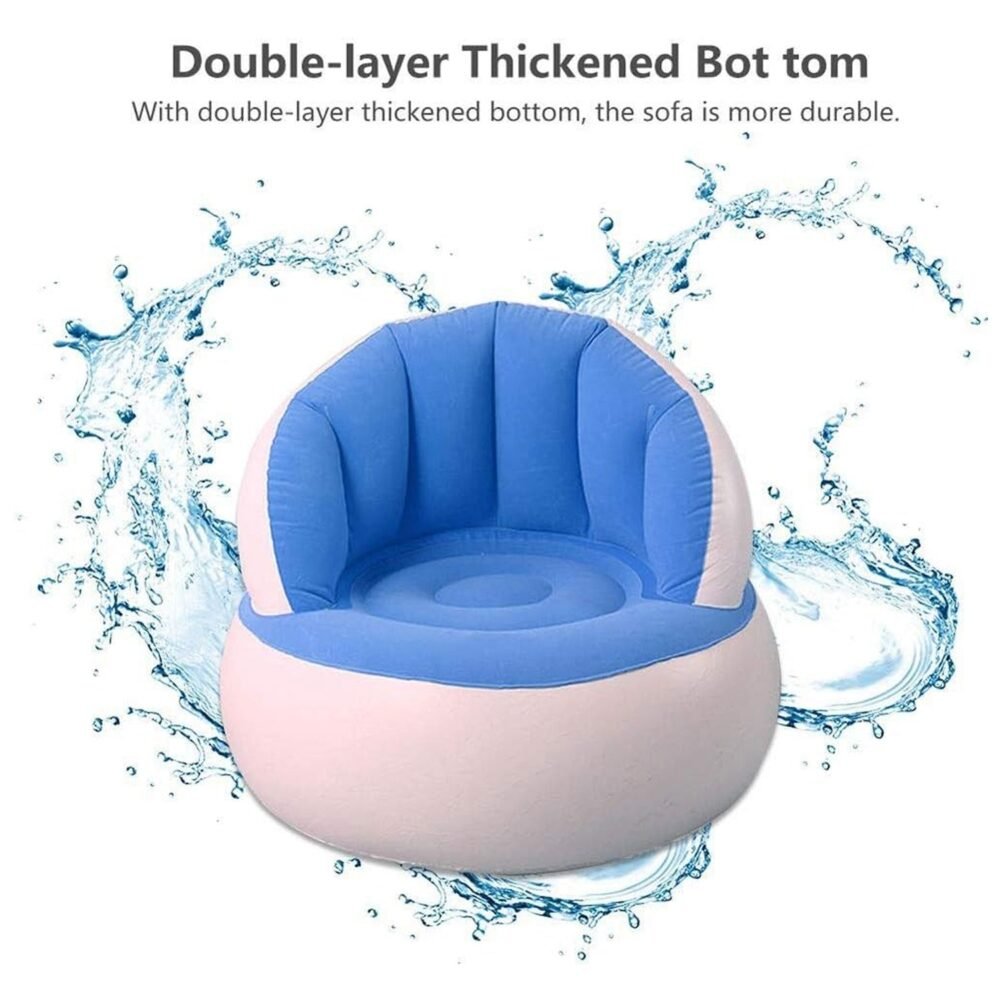Kids Inflatable Sofa Chair – With Foot Pump & Backrest | Play & Move