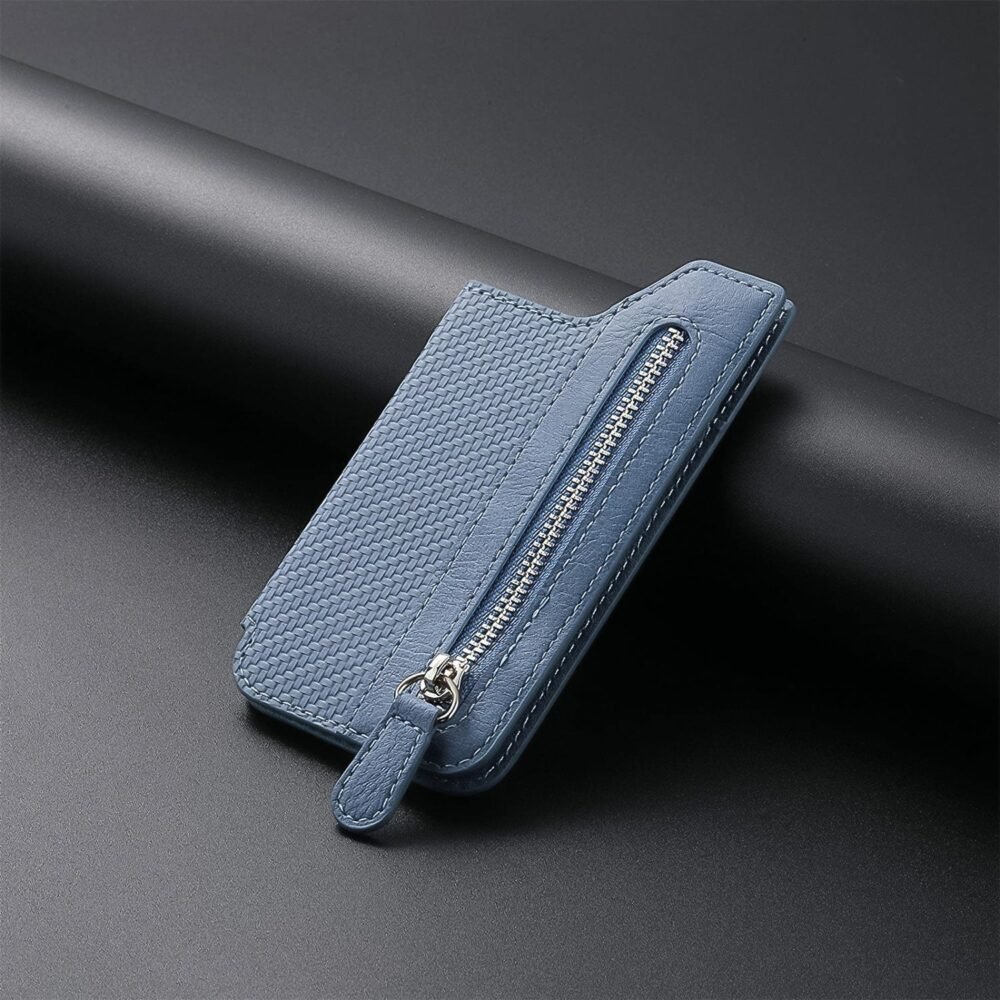 04_9dc291a2-83a7-4875-aa4b-524e9532329a.jpg Adhesive Card Phone Holder – Zipper Pocket Wallet | Mobiléon