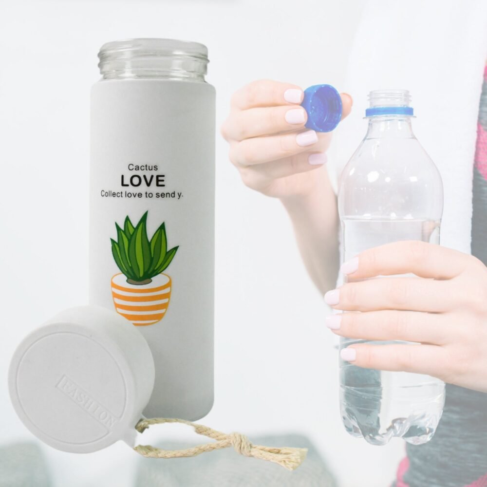 04_d74e4bcd-e7a1-4e01-a8e9-9530a89b6794.jpg Glass Water Bottle – Leakproof 450ml Borosilicate | FitFuzion