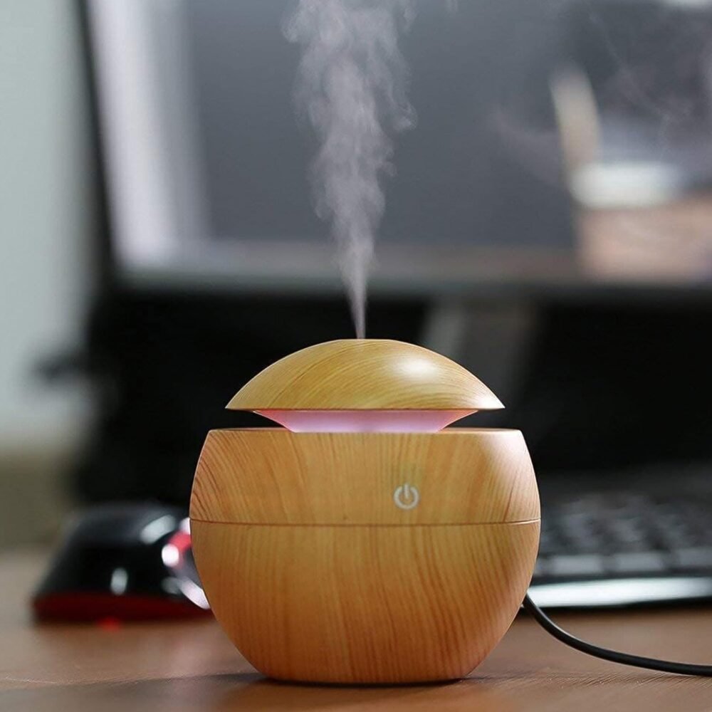 USB Desktop Humidifier – Ultrasonic LED Aroma Diffuser | Airvanta